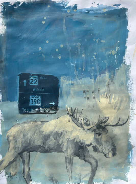 Anna Douglas Smith: Wyoming Moose