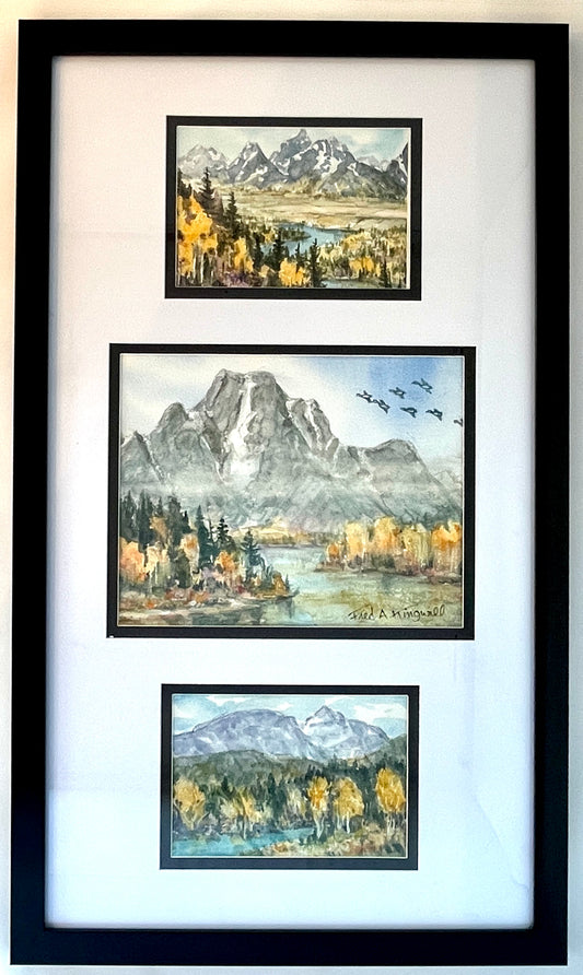 Fred Kingwill: Fall - Mt Moran, Sleeping Indian, Grand Tetons