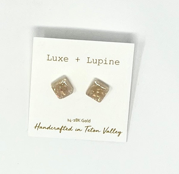 Luxe + Lupine: Square Studs