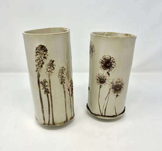 Andrea Jane: Medium Flower Imprint Vase