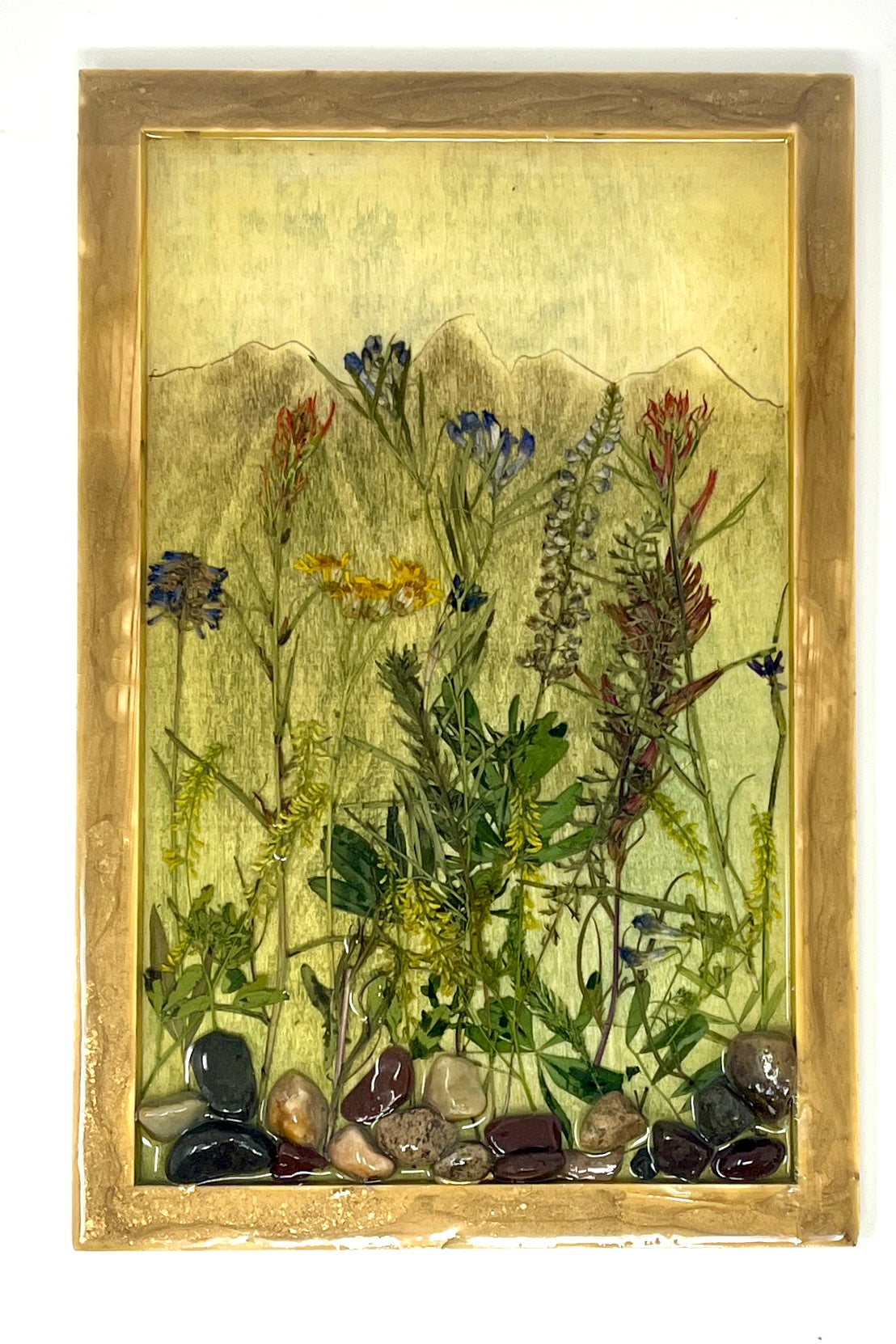 Julianna Lovasz: Teton Frame with Wildflowers