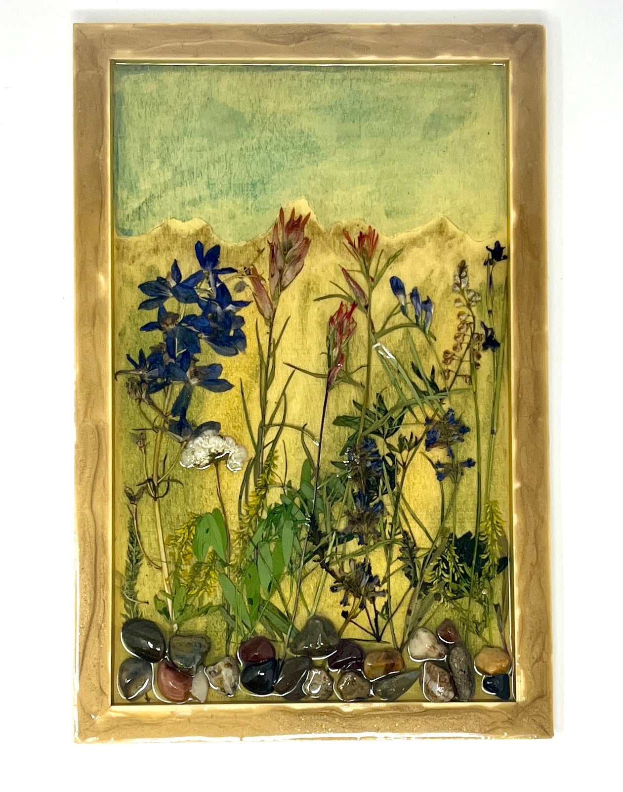 Julianna Lovasz: Teton Frame with Wildflowers