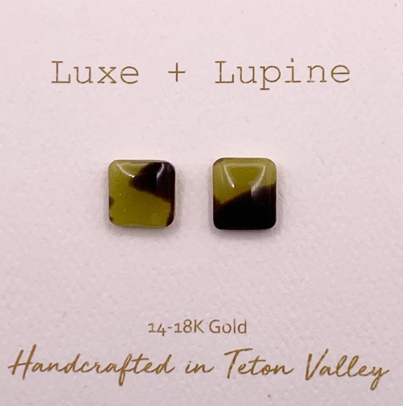 Luxe + Lupine: Square Studs