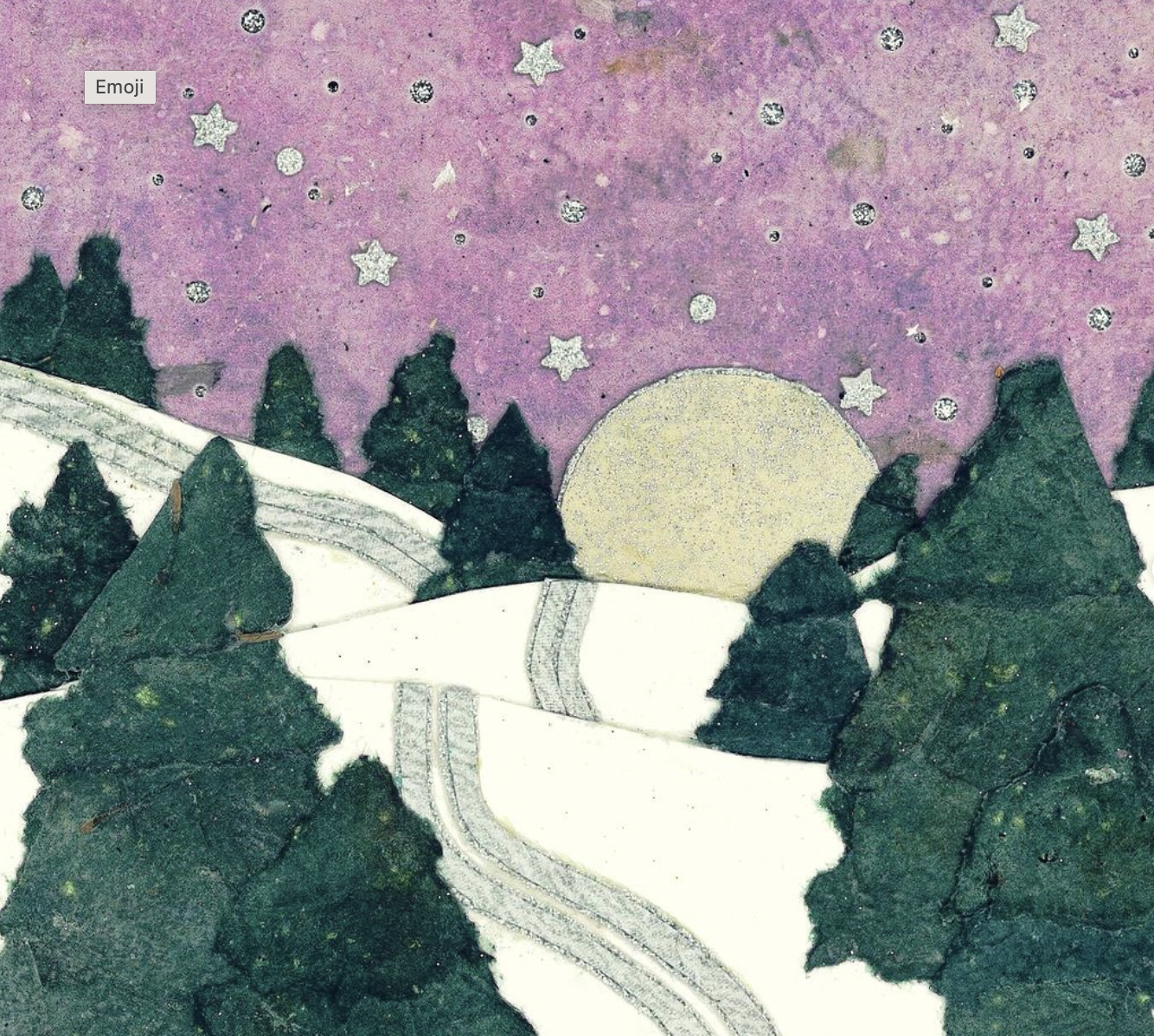 Kris Batchelder: Purple Moonrise Fresh Tracks Original