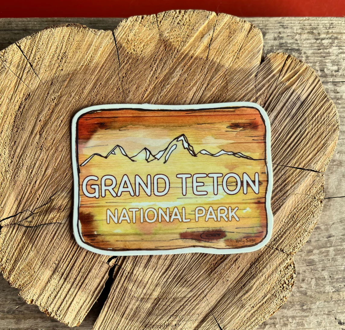 Holly Sage: National Park Sign Sticker