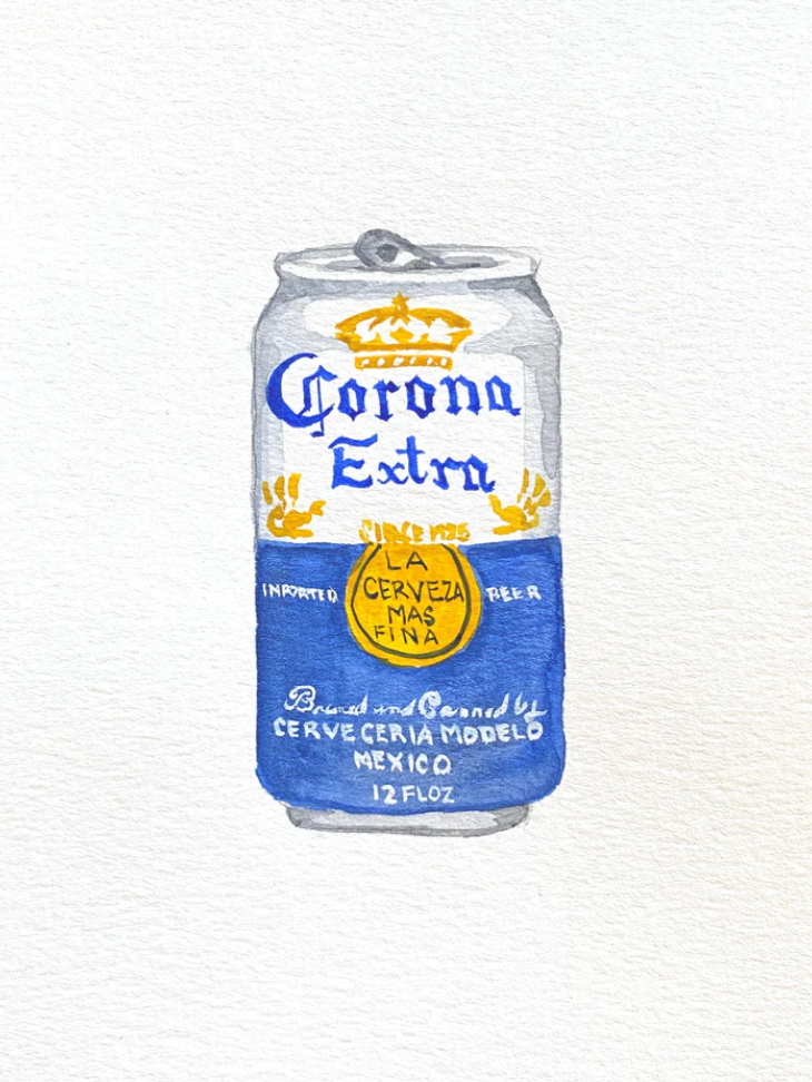 Sophie Schwabacher: Framed Corona Painting