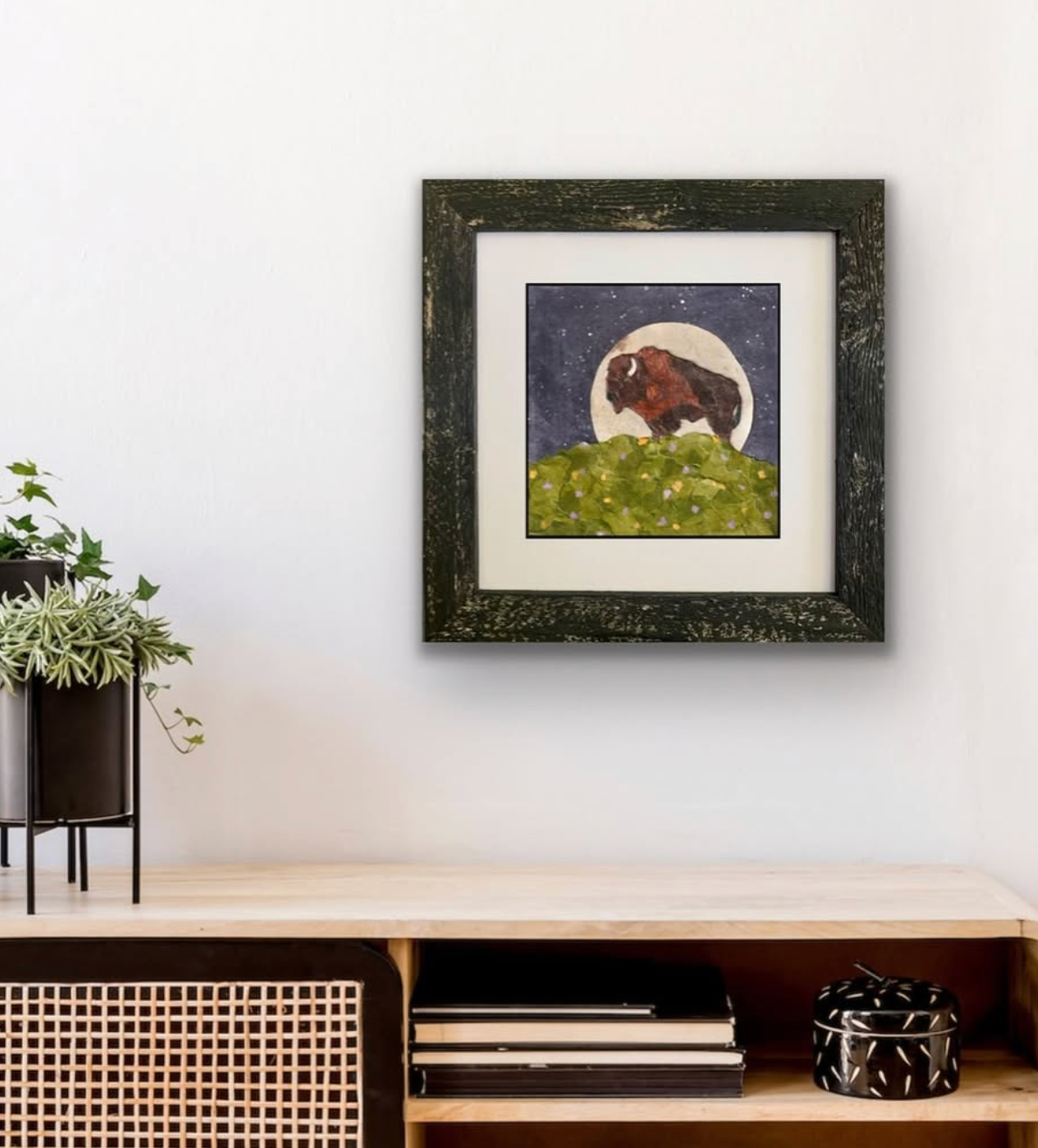 Kris Batchelder: Starry Night Buffalo (Original)