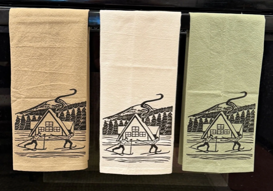 Becca Bouley: Trail Creek Tea Towel