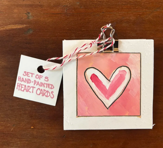 Ellie Manny: Set of 5 Heart Cards