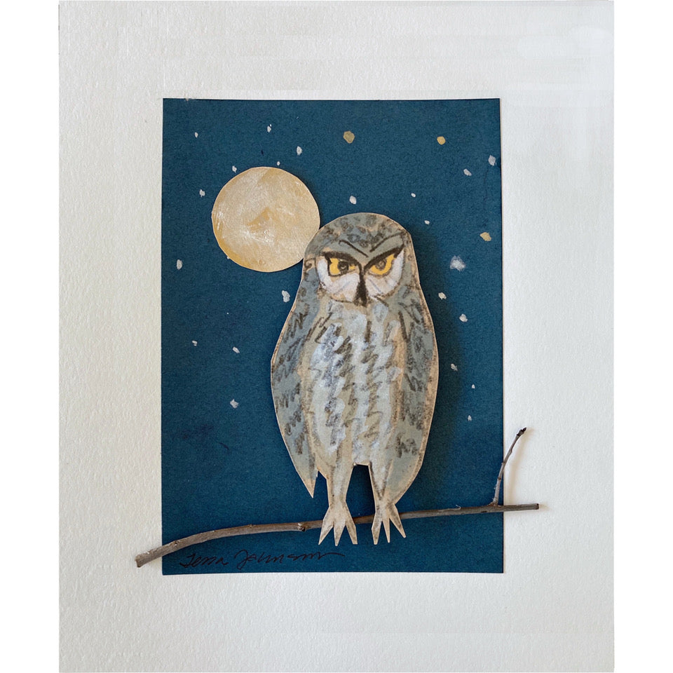 Tessa Johnson: Burrowing Owl Icon (Blue Owl Series)