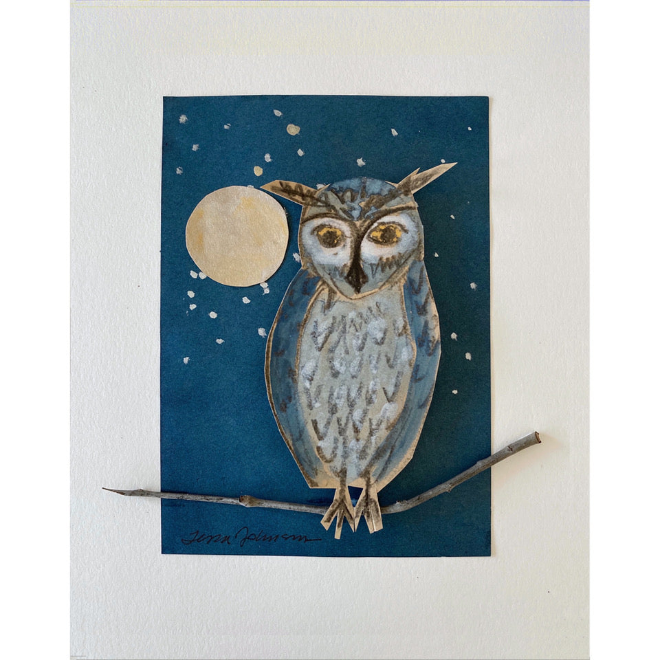 Tessa Johnson: Party Owl Icon (Blue Owl Series)