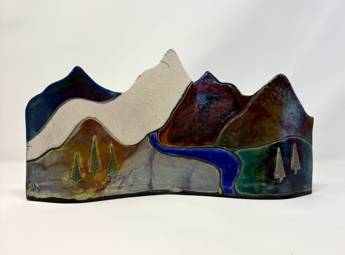 Emily Belsham Rakuscapes: Tetons (Large)