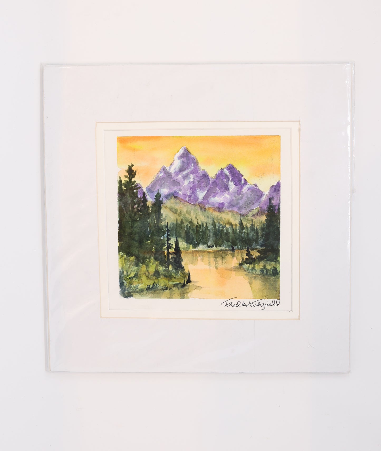 Fred Kingwill: Sunset in Tetons