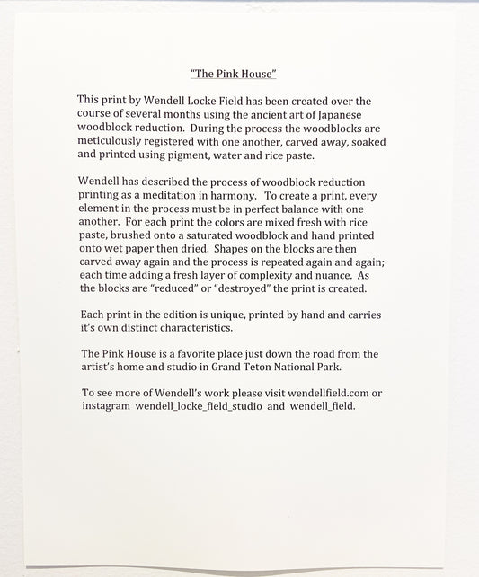 Wendell Field: The Pink House