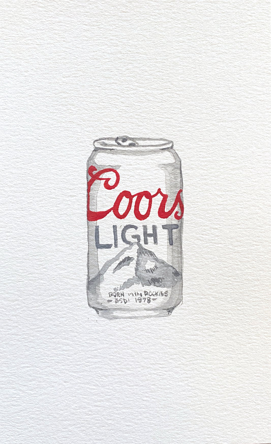 Sophie Schwabacher: Coors Light Painting