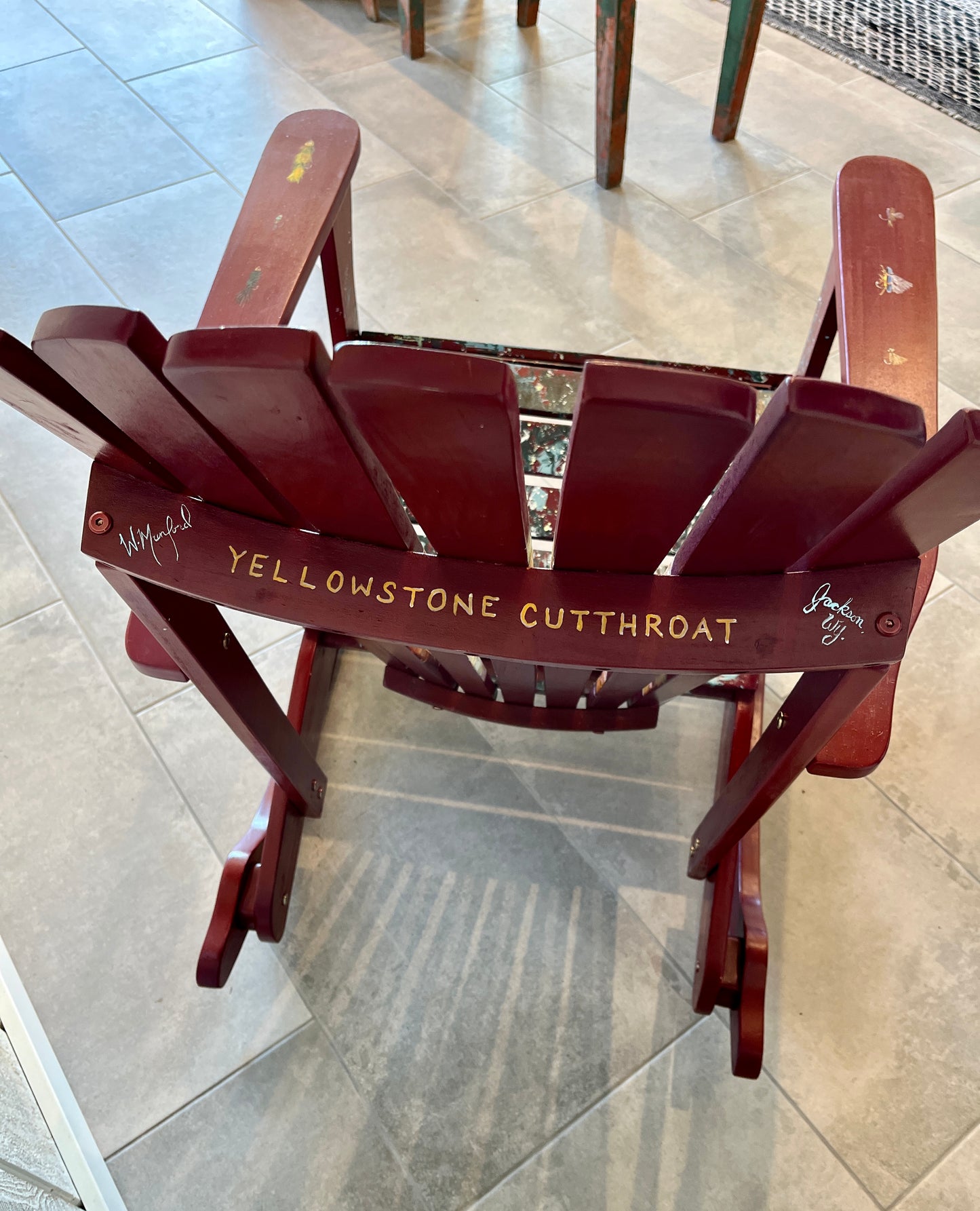 Will Munford: Yellowstone Cutthroat Chair #1