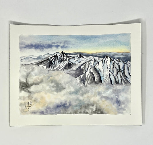 Natalie Connell: Watercolor 8 x 10 inches (framed / unframed)