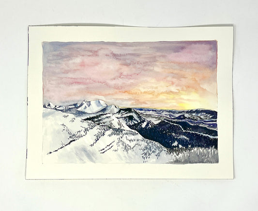 Natalie Connell:  Watercolor 9 x 12 inches (unframed)