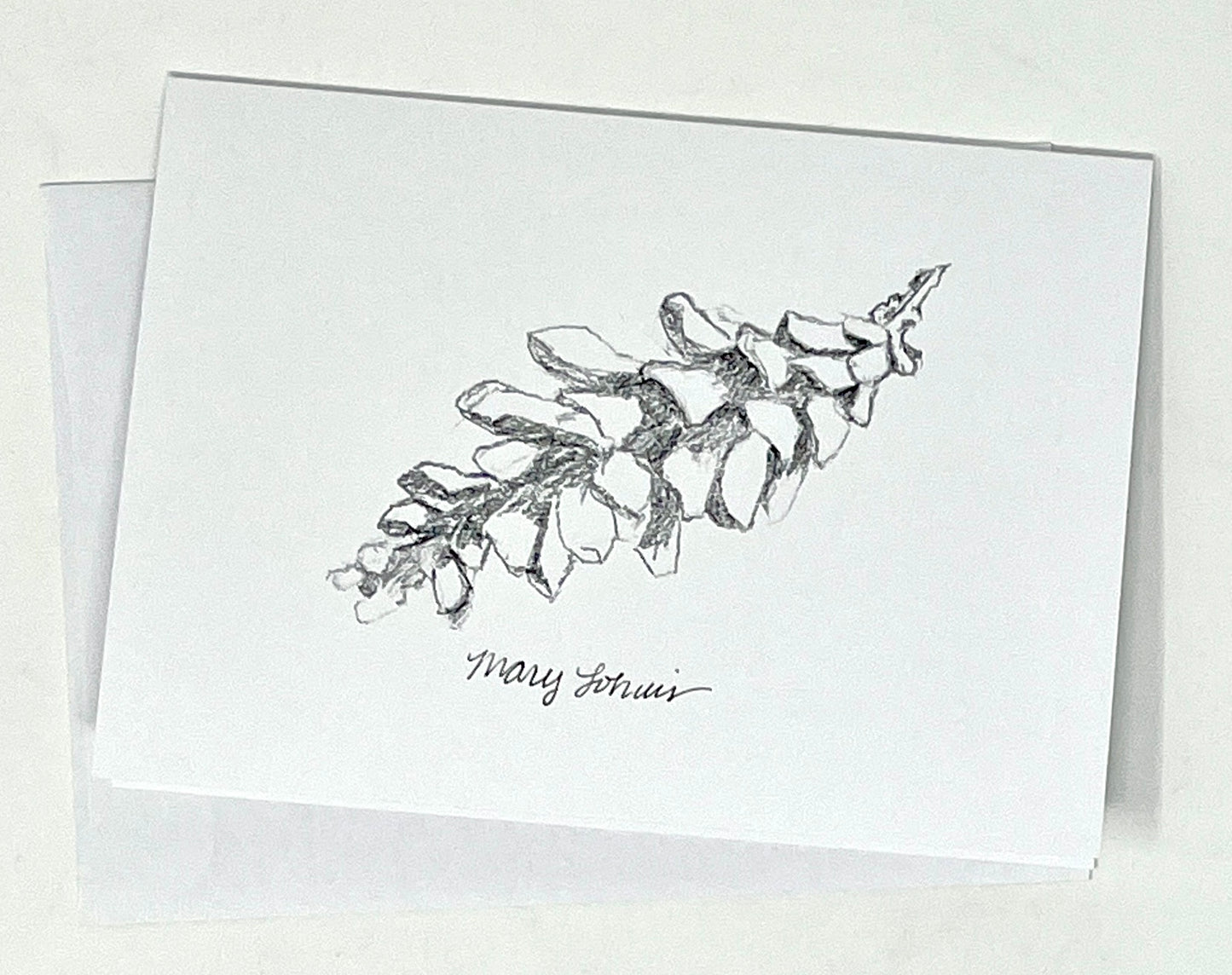 Mary Lohuis: Pinecone Single Card