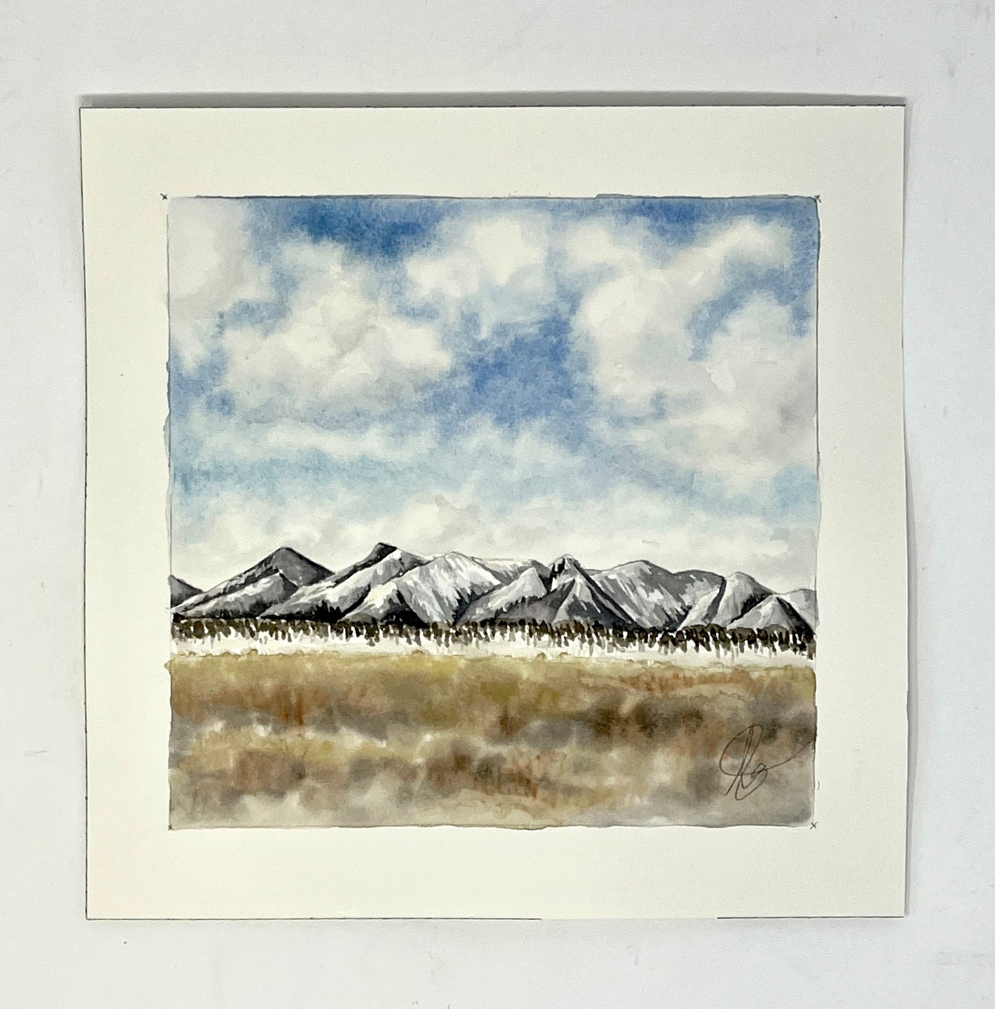 Natalie Connell: Watercolor 9 x 9 inches (unframed)