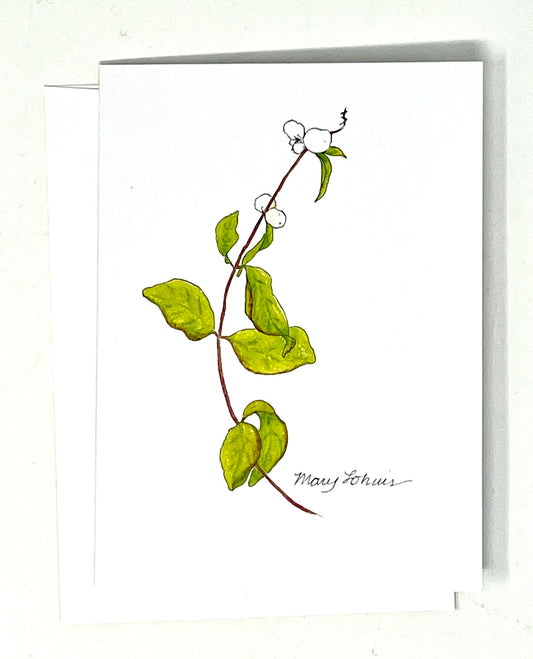 Mary Lohuis: Snowberry Single Card