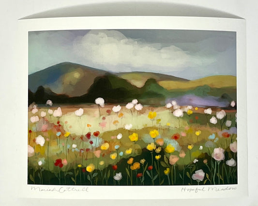 Mariah Cottrell: Hopeful Meadow Print (8 x 10 in)