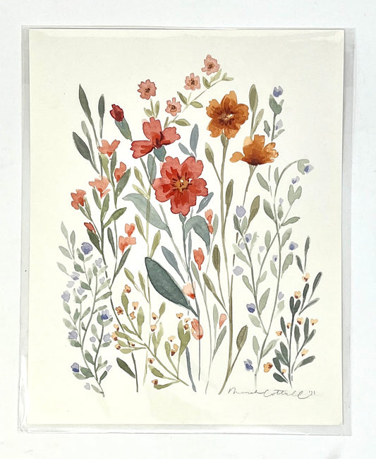 Mariah Cottrell: Small Wildflower Watercolors