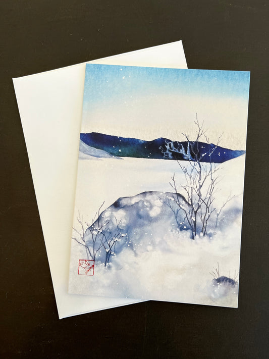 Kay Stratman: Let It Snow Notecard