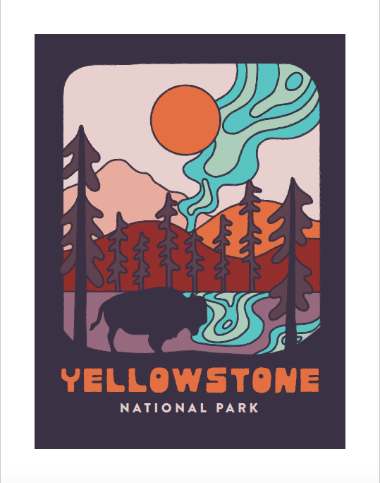 Kika MacFarlane: Yellowstone Print