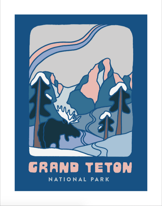 Kika MacFarlane: Grand Teton National Park Print