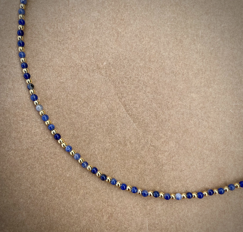 Fox and Lupine: Lapis Trail Necklace